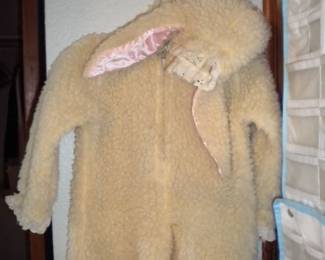 Vintage child's bunny suit