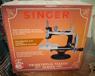 Several sewing machines