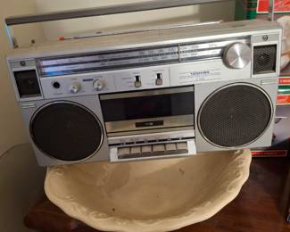 Vintage boombox