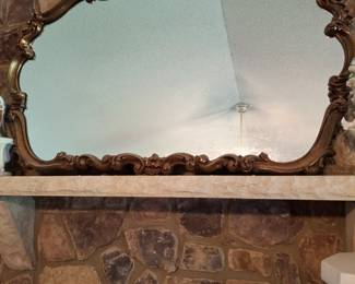 A rather large decorative mirror