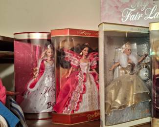 New in the box Barbie collection