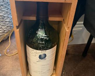 Collection of previously enjoyed bottles and magnums from the wine cellar