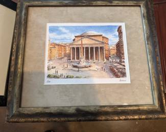 Framed Roman Pantheon