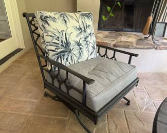 Cast Iron High Back Porch/ Patio Rockers