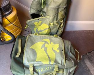 Pair of rolling duffels
