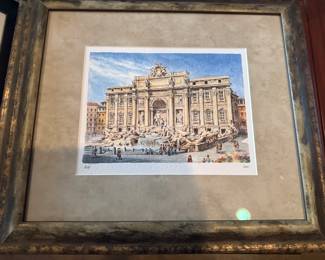 Framed Roman Scene