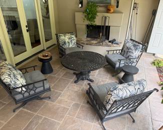 Cast Iron High Back Porch/ Patio Rockers
