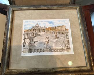 Framed Rome- Piazza / Basilica St. Pietro