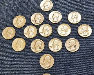 SILVER QUARTERS NO SHIPPING!