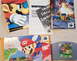 SUPER MARIO BROS 64 NINTENDO GAME