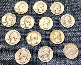 SILVER QUARTER LOT NO SHIPPING