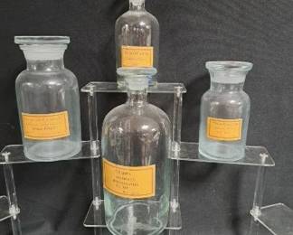 APOTHOCARY BOTTLES