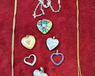 LOCKETS & NECKLACE LOT