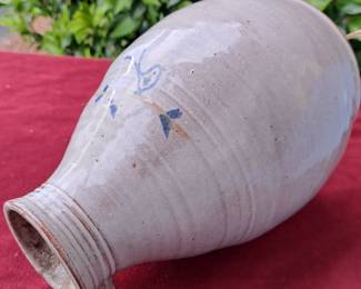 SIGNED POTTERY BIRD HOUSE