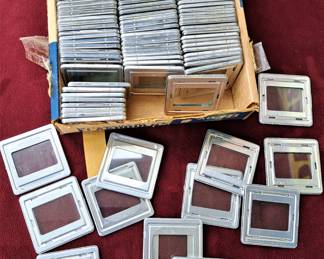 METAL FRAME GLASS CENTER 35 MM SLIDE HOLDERS