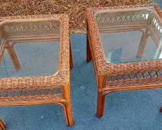 WICKER TABLES