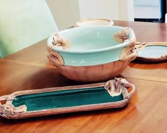 TERRAFIRMA POTTERY, NY SCULPURTED ART PIECES