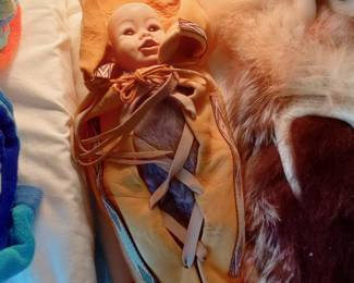 VINTAGE ESKIMO BABY HAND MADE