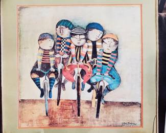 "TOUR DE FRANCE" SIGNED LITHO