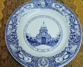 Texas Blue Transferware