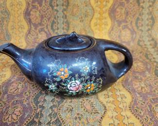 Brown Japanese Pottery Teapot