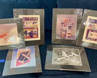 STANZEL MUSEUM MATTED & SEALED AIRPLANE ART