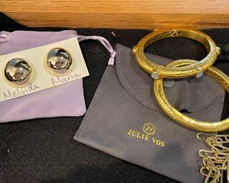 JULIE VOS BRACELETS, MELINDA MARIA EARRINGS