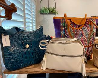 BRAHMIN PURSE, NANETTE LEPORE PURSE, ARLOOM HANDMADE IN GUATEMALA PURSE