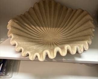 BLOOMINGVILLE RUFFLED DECORATIVE BOWL