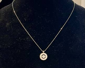 14K GOLD DIAMOND NECKLACE
