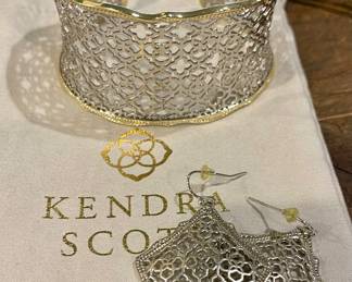 KENDRA SCOTT CUFF & EARRINGS