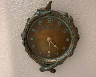 LIVE THE MOMENT CLOCK BY HEN-FEATHERS