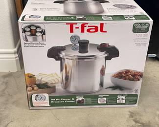 T-FAL 22 QUART PRESSURE COOKER NIB