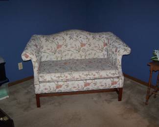 THE MATCHING CAMEL-BACK LOVESEAT