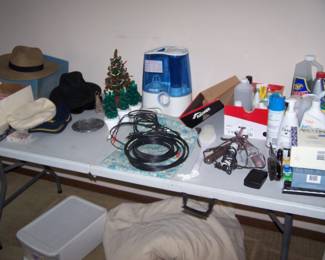 TABLE OF OLD HATS & OTHER MISC.