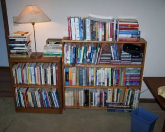 BOOKSHELVES & BOOKS