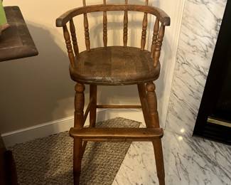 vintage high chair