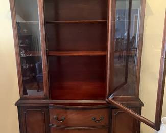 Beautiful solid wood china cabinet