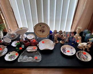 More glassware and plates