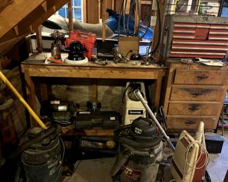Shop vacs and other tools