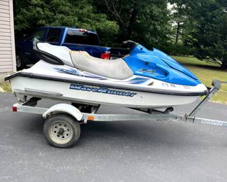 Jet Ski - some damage to seat and front