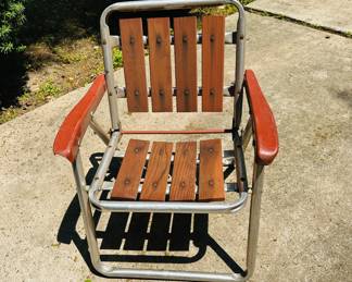 Vintage kids outdoor chair