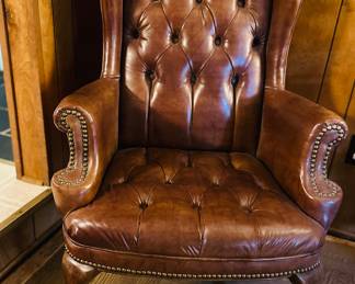 Vintage tufted chair