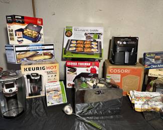 New in box kitchen items