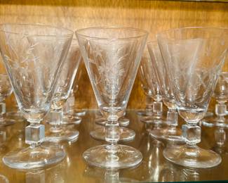 Reizart crystal Nydia starlight pattern glasses