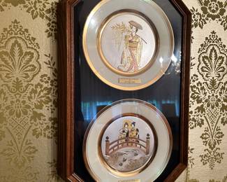 Collectable Asian plates