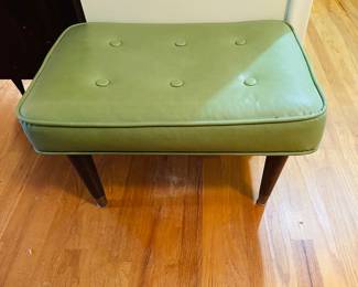 MCM green foot stool