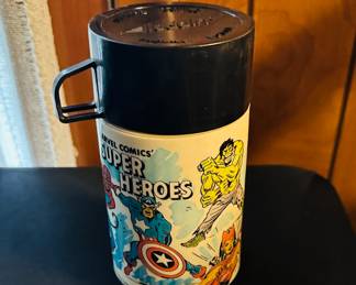 Vintage Marvel Comics Super Heroes thermos