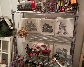 Dickens villages, nutcrackers