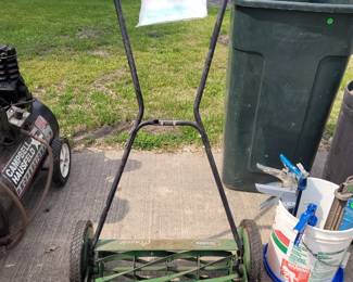 Push Mower Used a few Times. Cuts Great. Nice for Small Lawns or If Your Mower Breaks.